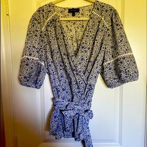 Lane Bryant surplus wrap dress